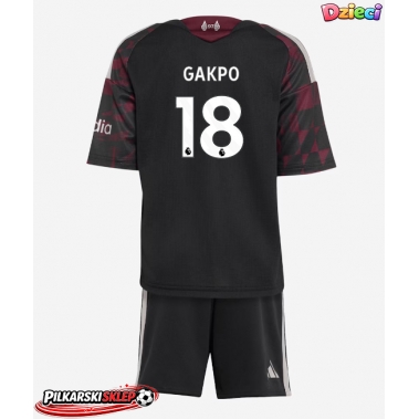 Liverpool Cody Gakpo #18 Koszulka Trzecia dzieci 2026-27 Krótki Rękaw (+ krótkie spodenki)