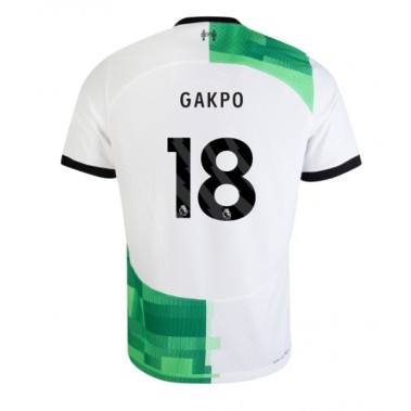 Liverpool Cody Gakpo #18 Koszulka Wyjazdowa 2023-24 Krótki Rękaw
