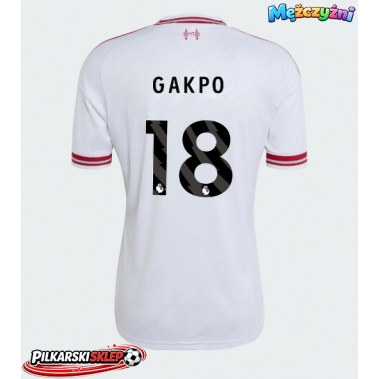 Liverpool Cody Gakpo #18 Koszulka Wyjazdowa 2026-27 Krótki Rękaw