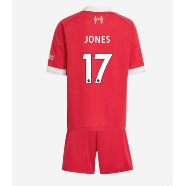 Liverpool Curtis Jones #17 Koszulka Podstawowa dzieci 2025-26 Krótki Rękaw (+ krótkie spodenki)