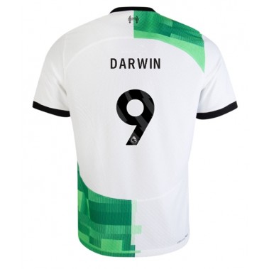 Liverpool Darwin Nunez #9 Koszulka Wyjazdowa 2023-24 Krótki Rękaw