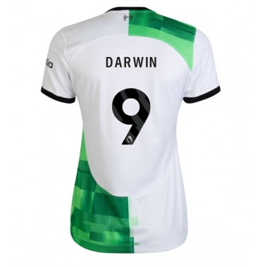 Liverpool Darwin Nunez #9 Koszulka Wyjazdowa damskie 2023-24 Krótki Rękaw
