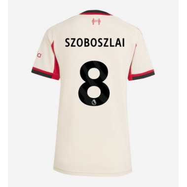 Liverpool Dominik Szoboszlai #8 Koszulka Wyjazdowa damskie 2025-26 Krótki Rękaw Liverpool Dominik Szoboszlai #8 Koszulka Wyjazdowa damskie 2025-26 Krótki Rękaw