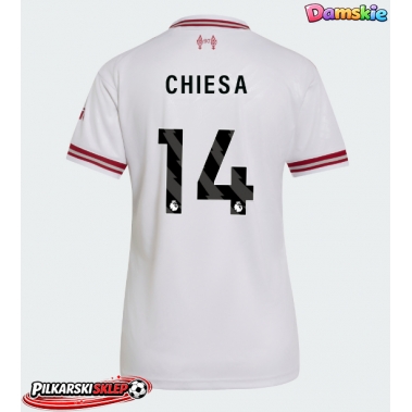 Liverpool Federico Chiesa #14 Koszulka Wyjazdowa damskie 2026-27 Krótki Rękaw