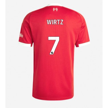 Liverpool Florian Wirtz #7 Koszulka Podstawowa 2025-26 Krótki Rękaw Liverpool Florian Wirtz #7 Koszulka Podstawowa 2025-26 Krótki Rękaw