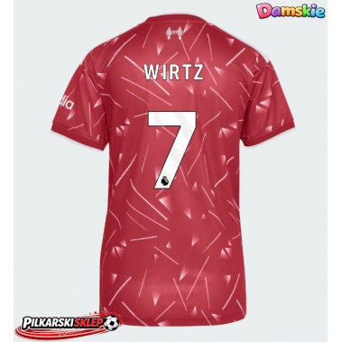 Liverpool Florian Wirtz #7 Koszulka Podstawowa damskie 2026-27 Krótki Rękaw