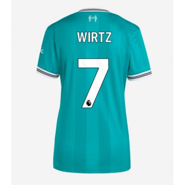 Liverpool Florian Wirtz #7 Koszulka Trzecia damskie 2025-26 Krótki Rękaw Liverpool Florian Wirtz #7 Koszulka Trzecia damskie 2025-26 Krótki Rękaw