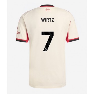 Liverpool Florian Wirtz #7 Koszulka Wyjazdowa 2025-26 Krótki Rękaw Liverpool Florian Wirtz #7 Koszulka Wyjazdowa 2025-26 Krótki Rękaw