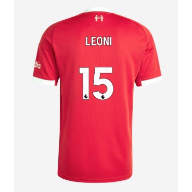 Liverpool Giovanni Leoni #15 Koszulka Podstawowa 2025-26 Krótki Rękaw Liverpool Giovanni Leoni #15 Koszulka Podstawowa 2025-26 Krótki Rękaw
