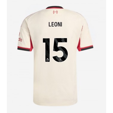 Liverpool Giovanni Leoni #15 Koszulka Wyjazdowa 2025-26 Krótki Rękaw Liverpool Giovanni Leoni #15 Koszulka Wyjazdowa 2025-26 Krótki Rękaw