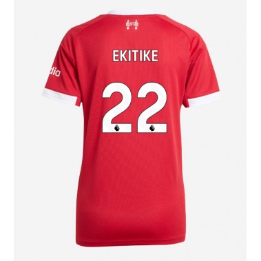 Liverpool Hugo Ekitike #22 Koszulka Podstawowa damskie 2025-26 Krótki Rękaw Liverpool Hugo Ekitike #22 Koszulka Podstawowa damskie 2025-26 Krótki Rękaw