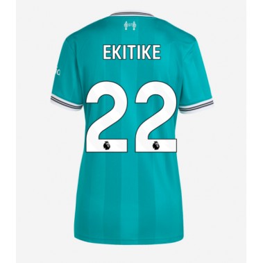 Liverpool Hugo Ekitike #22 Koszulka Trzecia damskie 2025-26 Krótki Rękaw Liverpool Hugo Ekitike #22 Koszulka Trzecia damskie 2025-26 Krótki Rękaw