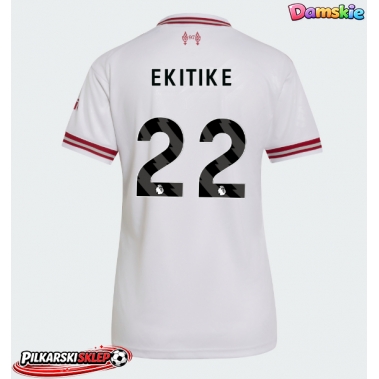 Liverpool Hugo Ekitike #22 Koszulka Wyjazdowa damskie 2026-27 Krótki Rękaw