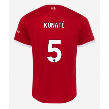 Liverpool Ibrahima Konate #5 Koszulka Podstawowa 2023-24 Krótki Rękaw