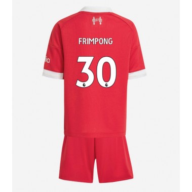 Liverpool Jeremie Frimpong #30 Koszulka Podstawowa dzieci 2025-26 Krótki Rękaw (+ krótkie spodenki) Liverpool Jeremie Frimpong #30 Koszulka Podstawowa dzieci 2025-26 Krótki Rękaw (+ krótkie spodenki)