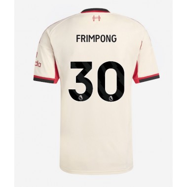 Liverpool Jeremie Frimpong #30 Koszulka Wyjazdowa 2025-26 Krótki Rękaw