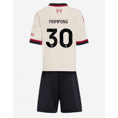 Liverpool Jeremie Frimpong #30 Koszulka Wyjazdowa dzieci 2025-26 Krótki Rękaw (+ krótkie spodenki) Liverpool Jeremie Frimpong #30 Koszulka Wyjazdowa dzieci 2025-26 Krótki Rękaw (+ krótkie spodenki)