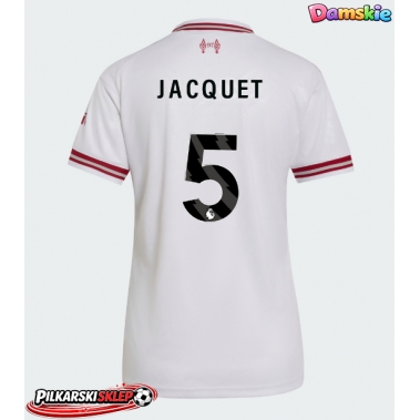 Liverpool Jeremy Jacquet #5 Koszulka Wyjazdowa damskie 2026-27 Krótki Rękaw