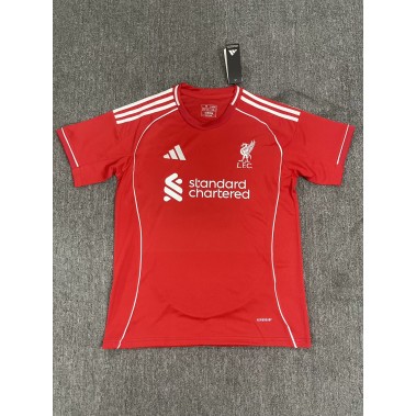 Liverpool Koszulka Podstawowa 2025-26 Krótki Rękaw