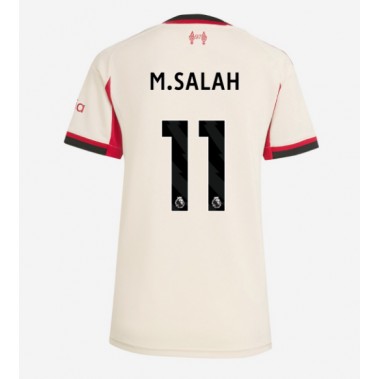 Liverpool Mohamed Salah #11 Koszulka Wyjazdowa damskie 2025-26 Krótki Rękaw Liverpool Mohamed Salah #11 Koszulka Wyjazdowa damskie 2025-26 Krótki Rękaw