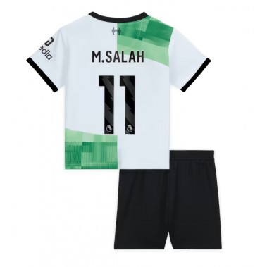 Liverpool Mohamed Salah #11 Koszulka Wyjazdowa dzieci 2023-24 Krótki Rękaw (+ krótkie spodenki)
