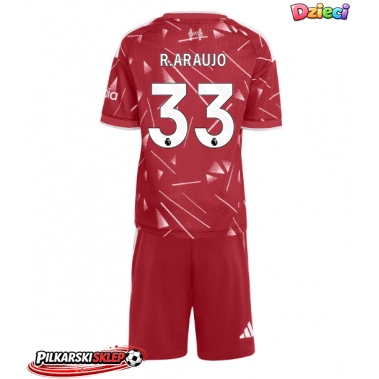 Liverpool Ronald Araujo #33 Koszulka Podstawowa dzieci 2026-27 Krótki Rękaw (+ krótkie spodenki)