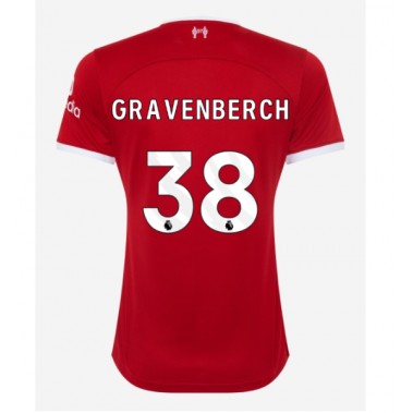 Liverpool Ryan Gravenberch #38 Koszulka Podstawowa damskie 2023-24 Krótki Rękaw