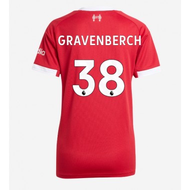 Liverpool Ryan Gravenberch #38 Koszulka Podstawowa damskie 2025-26 Krótki Rękaw Liverpool Ryan Gravenberch #38 Koszulka Podstawowa damskie 2025-26 Krótki Rękaw