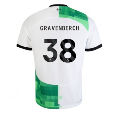 Liverpool Ryan Gravenberch #38 Koszulka Wyjazdowa 2023-24 Krótki Rękaw