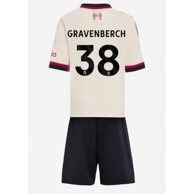 Liverpool Ryan Gravenberch #38 Koszulka Wyjazdowa dzieci 2025-26 Krótki Rękaw (+ krótkie spodenki) Liverpool Ryan Gravenberch #38 Koszulka Wyjazdowa dzieci 2025-26 Krótki Rękaw (+ krótkie spodenki)