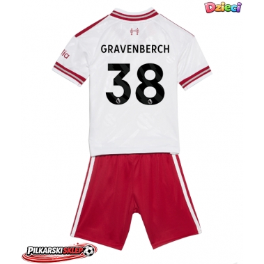 Liverpool Ryan Gravenberch #38 Koszulka Wyjazdowa dzieci 2026-27 Krótki Rękaw (+ krótkie spodenki)