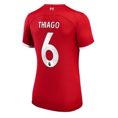 Liverpool Thiago Alcantara #6 Koszulka Podstawowa damskie 2023-24 Krótki Rękaw