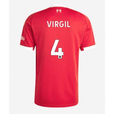 Liverpool Virgil van Dijk #4 Koszulka Podstawowa 2025-26 Krótki Rękaw Liverpool Virgil van Dijk #4 Koszulka Podstawowa 2025-26 Krótki Rękaw