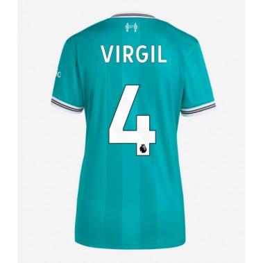 Liverpool Virgil van Dijk #4 Koszulka Trzecia damskie 2025-26 Krótki Rękaw Liverpool Virgil van Dijk #4 Koszulka Trzecia damskie 2025-26 Krótki Rękaw