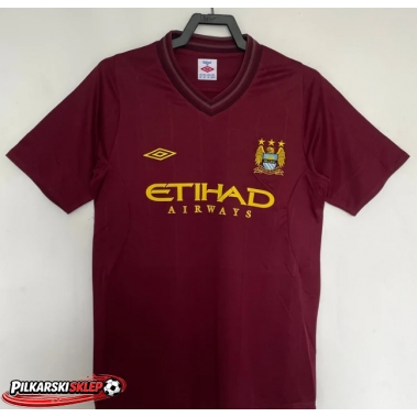 Manchester City 2012-2013 Koszulka Retro Wyjazdowa Krótki Rękaw