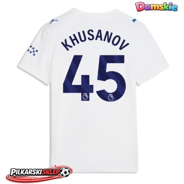 Manchester City Abdukodir Khusanov #45 Koszulka Trzecia damskie 2026-27 Krótki Rękaw