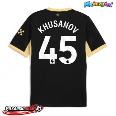 Manchester City Abdukodir Khusanov #45 Koszulka Wyjazdowa 2026-27 Krótki Rękaw