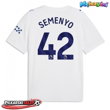 Manchester City Antoine Semenyo #42 Koszulka Trzecia 2026-27 Krótki Rękaw