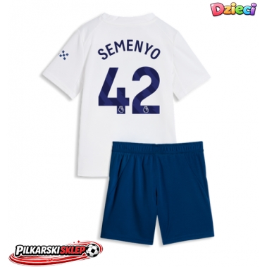 Manchester City Antoine Semenyo #42 Koszulka Trzecia dzieci 2026-27 Krótki Rękaw (+ krótkie spodenki)