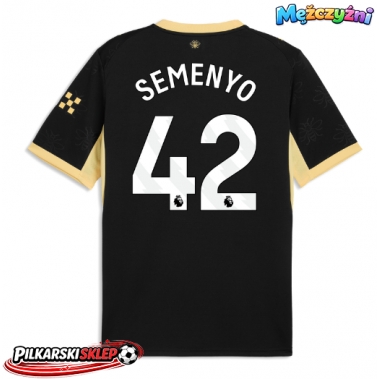 Manchester City Antoine Semenyo #42 Koszulka Wyjazdowa 2026-27 Krótki Rękaw