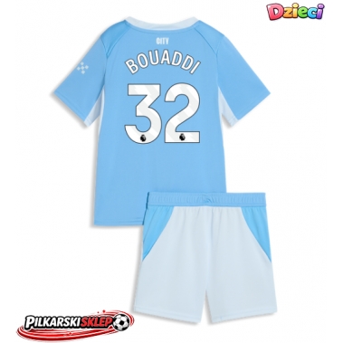 Manchester City Ayyoub Bouaddi #32 Koszulka Podstawowa dzieci 2026-27 Krótki Rękaw (+ krótkie spodenki)