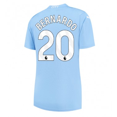 Manchester City Bernardo Silva #20 Koszulka Podstawowa damskie 2023-24 Krótki Rękaw