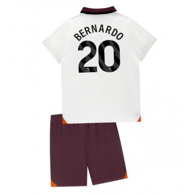 Manchester City Bernardo Silva #20 Koszulka Wyjazdowa dzieci 2023-24 Krótki Rękaw (+ krótkie spodenki)