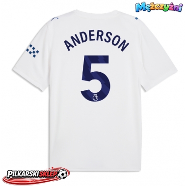 Manchester City Elliot Anderson #5 Koszulka Trzecia 2026-27 Krótki Rękaw