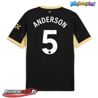 Manchester City Elliot Anderson #5 Koszulka Wyjazdowa 2026-27 Krótki Rękaw