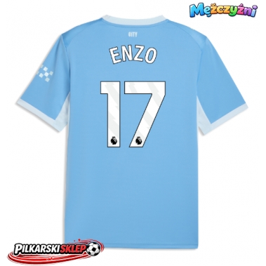 Manchester City Enzo Fernandez #17 Koszulka Podstawowa 2026-27 Krótki Rękaw