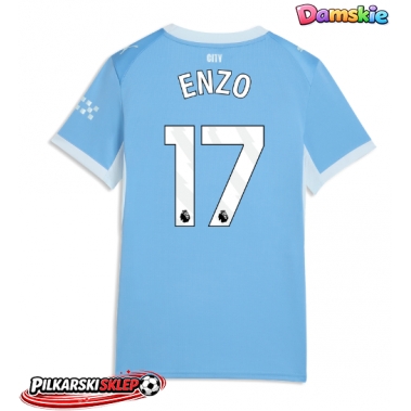 Manchester City Enzo Fernandez #17 Koszulka Podstawowa damskie 2026-27 Krótki Rękaw