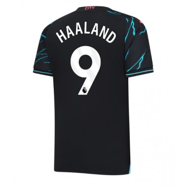 Manchester City Erling Haaland #9 Koszulka Trzecia 2023-24 Krótki Rękaw