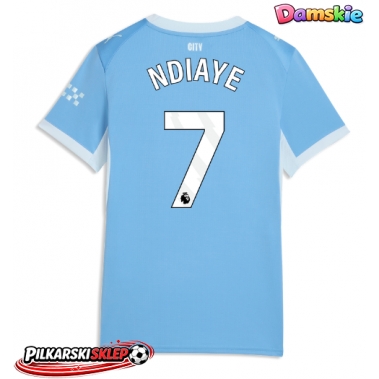 Manchester City Iliman Ndiaye #7 Koszulka Podstawowa damskie 2026-27 Krótki Rękaw
