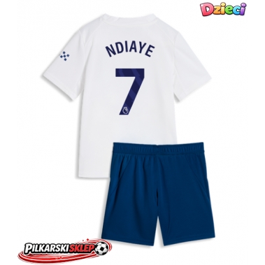 Manchester City Iliman Ndiaye #7 Koszulka Trzecia dzieci 2026-27 Krótki Rękaw (+ krótkie spodenki)